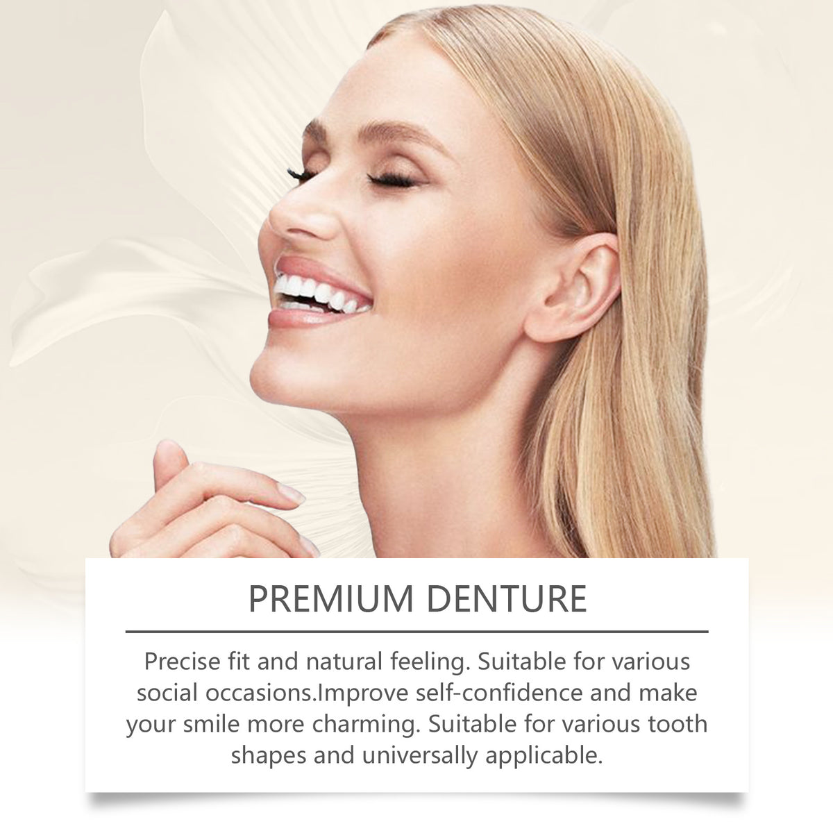Silicone Denture Set for Beautiful Teeth