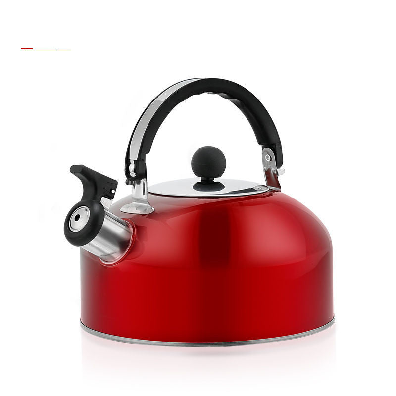 Large Capacity Stainless Steel Whistling Kettle for Induction Cookers - 3L