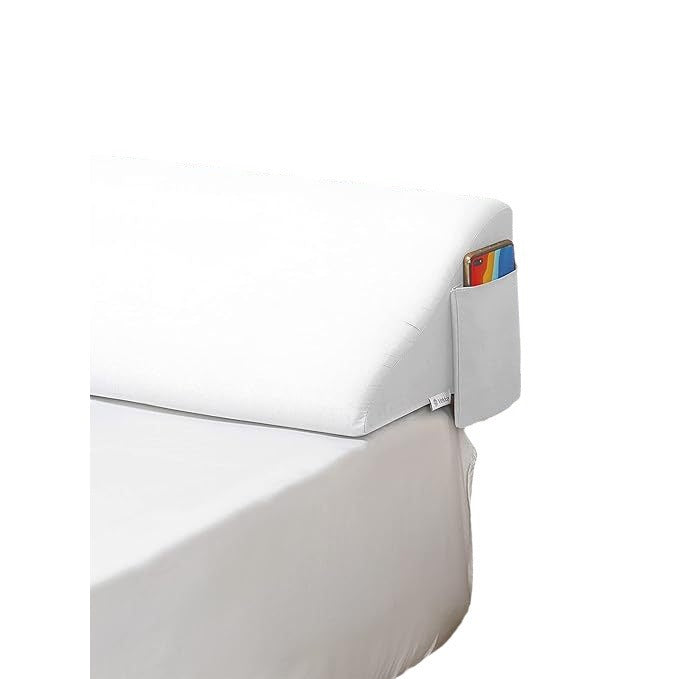 Long Wedge Pillow for Bed Support - Triangle Bed Filling Gap Cushion