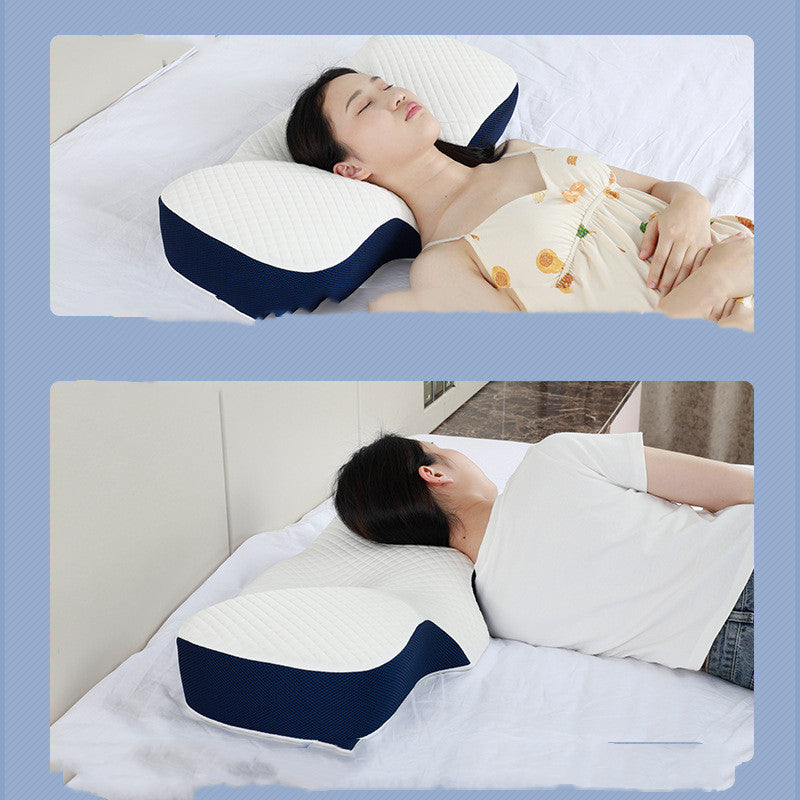 Neck Support Memory Foam Pillow - Slow Rebound, White