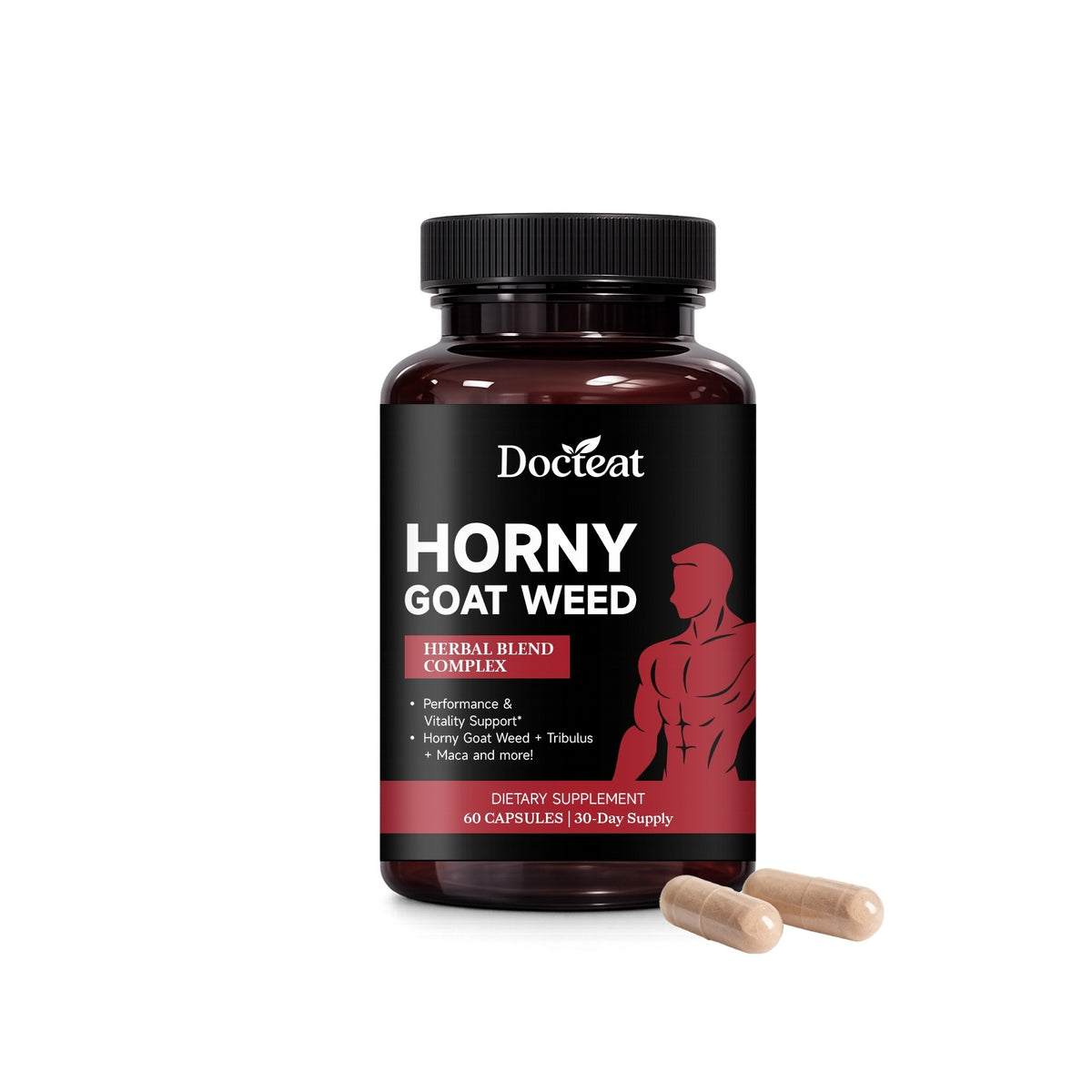 Vitamin B6 Zinc Herbal Dietary Supplement - 60 Capsules