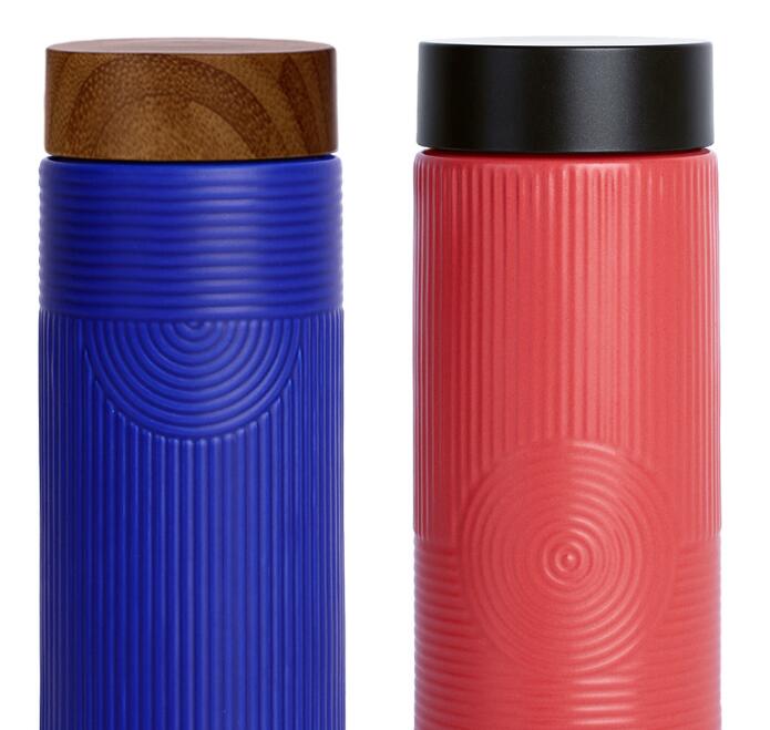 Creative Portable Ceramic Water Cup 350ml Leak-Proof Can Send Customers Souvenirs