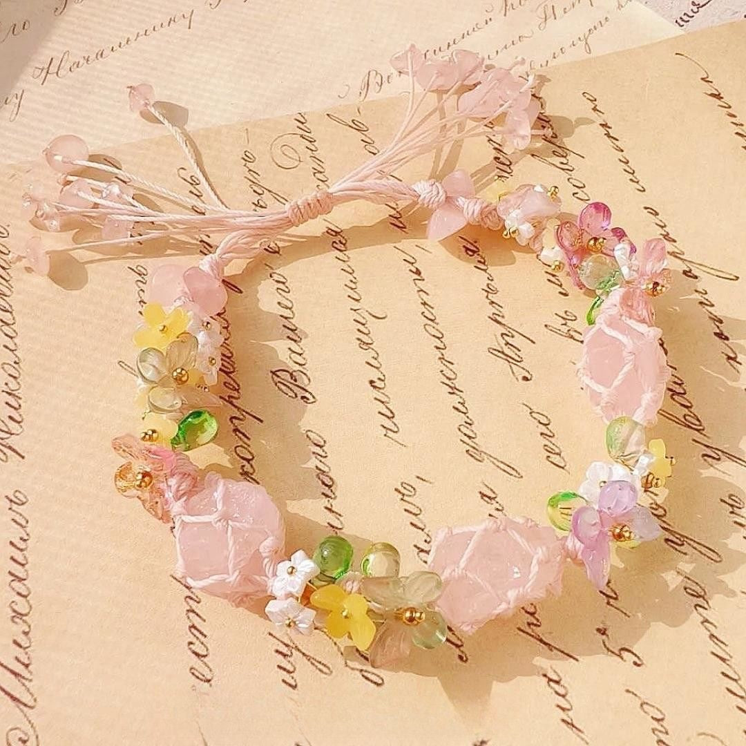 Handmade Woven Bracelet Carrying Strap - Exquisite Adjustable Jewelry Accessory