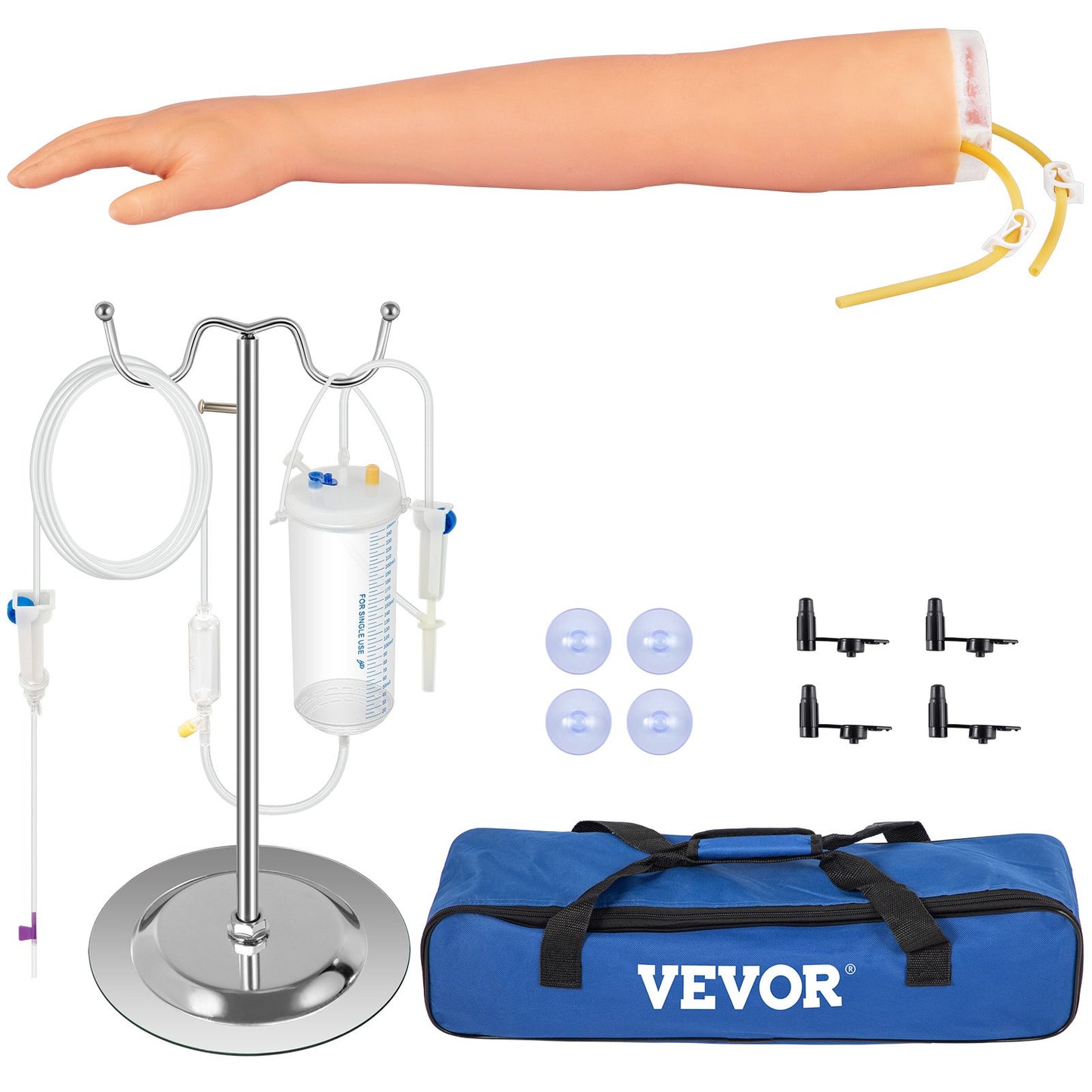 IV Practice Kit - 12 PCS High Simulation Venipuncture Arm