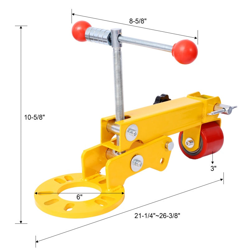 Fender Roller Tool for Vehicle Body Repair and Flare Fitting - Heavy Duty