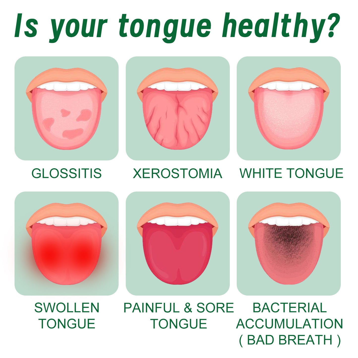Tongue Repair Spray for Dry Mouth Relief and Oral Care