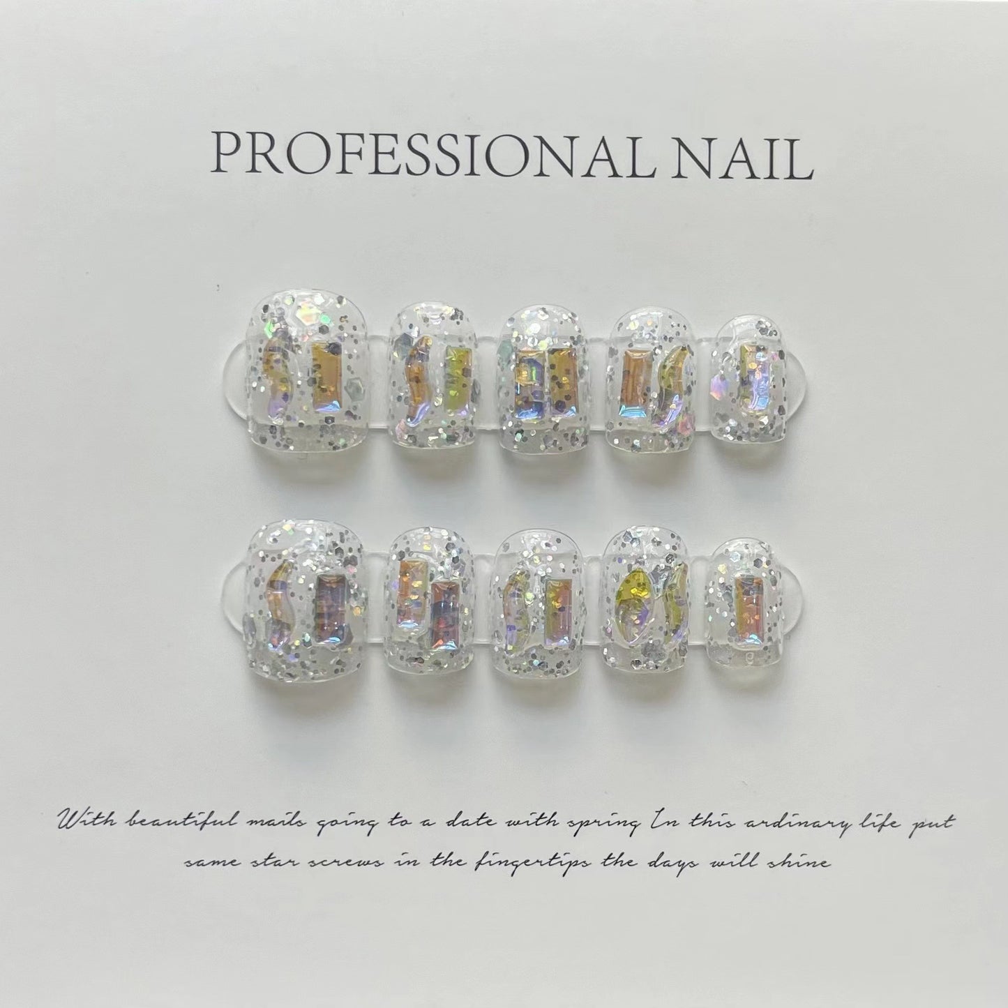 Hand-Worn Armor Nail Stickers Nail Art Patch for Nail Decoration
