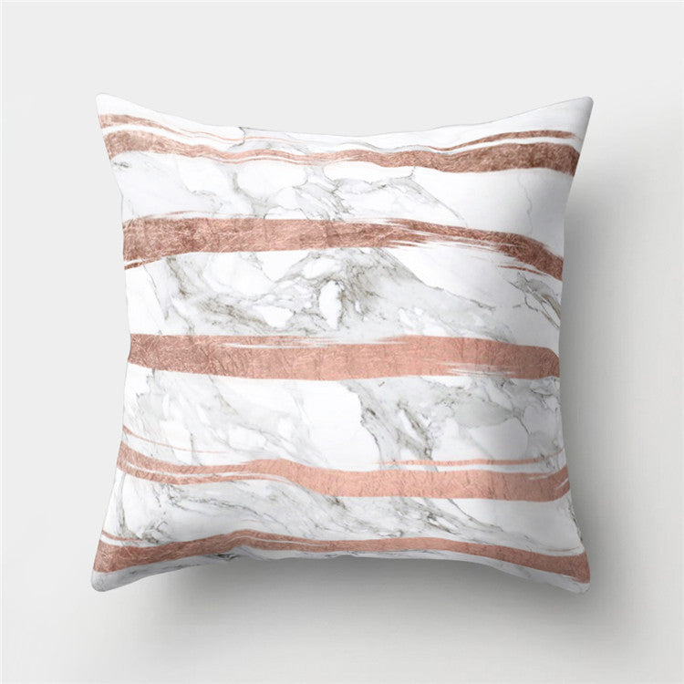 Velvet Leather Cushion Cover Sofa Pillowcase Modern Home Decor 45x45cm