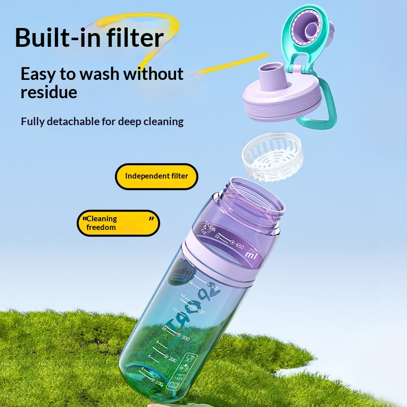 Large Capacity Sports Water Bottle - Leak-Proof Hydration for Outdoor Activities