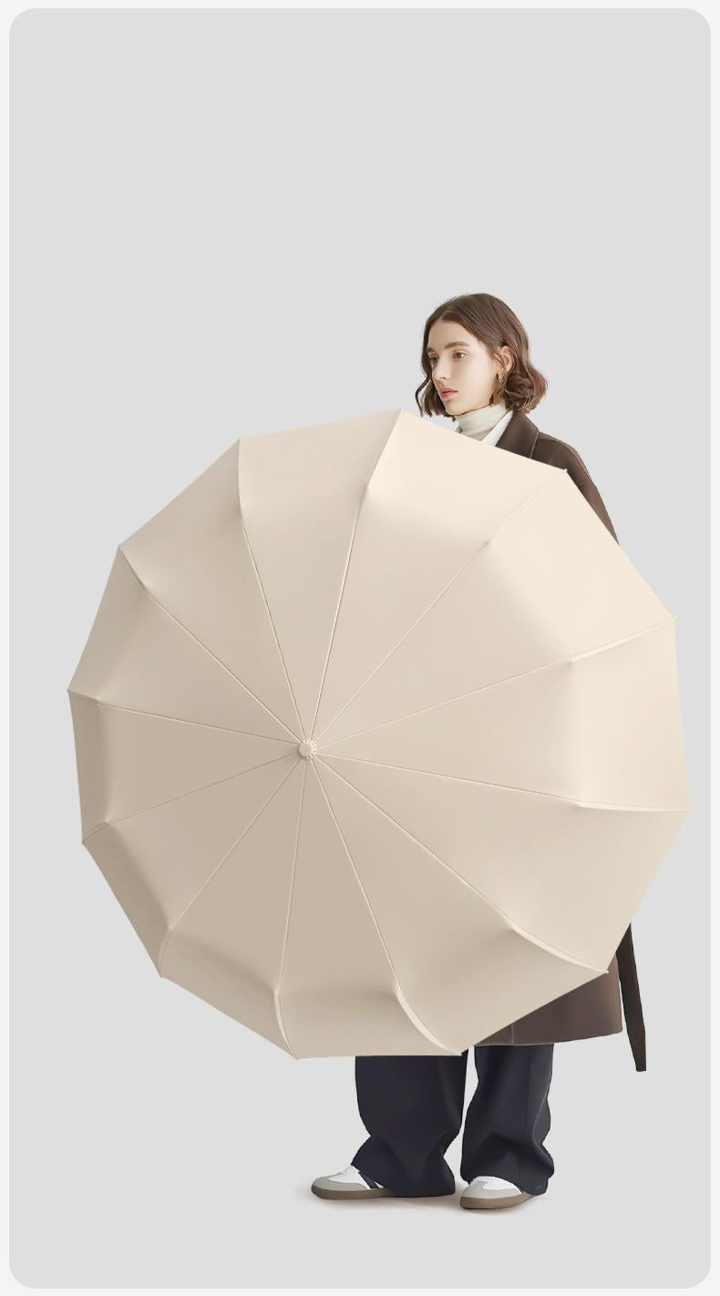 Automatic Foldable Travel Umbrella - Lightweight, Windproof