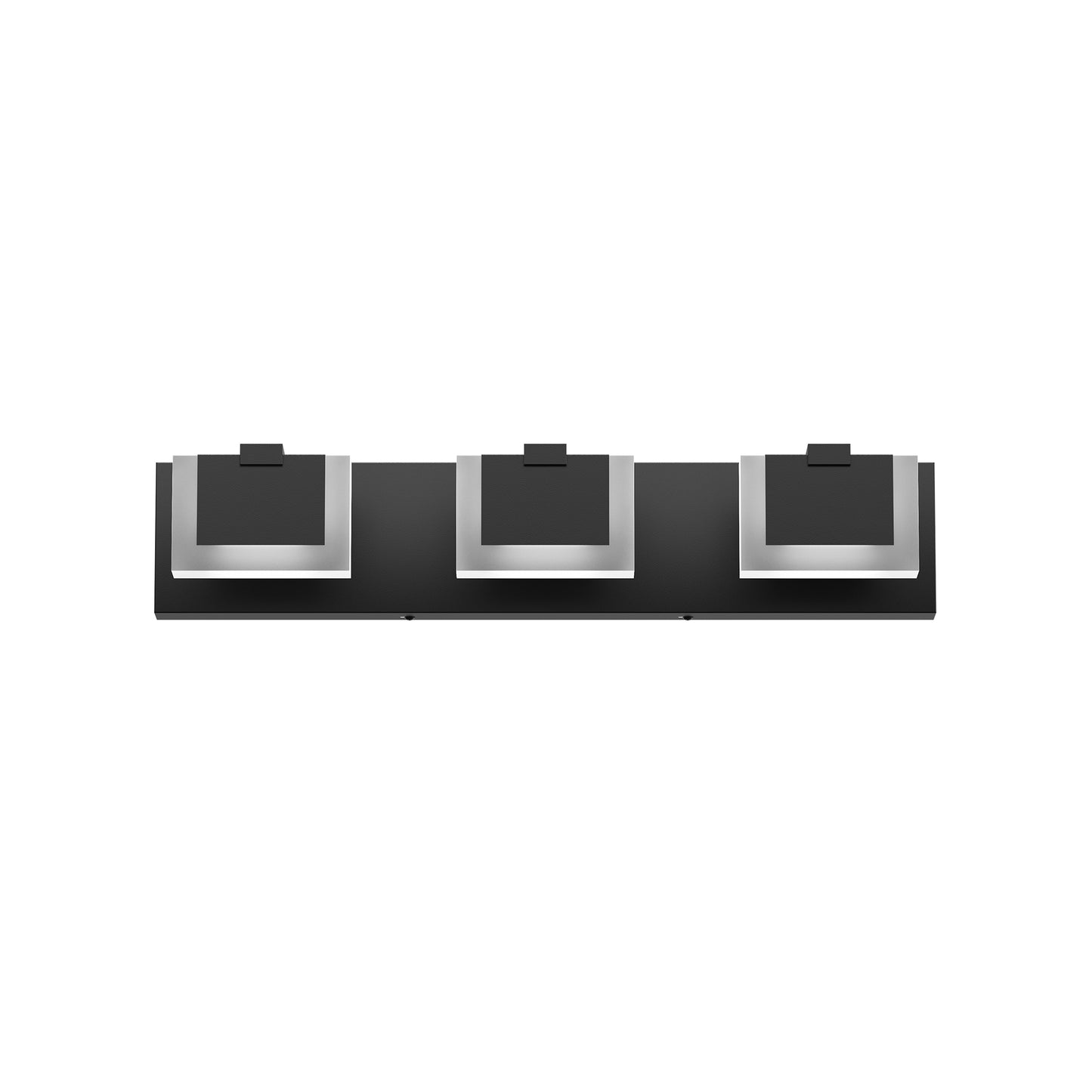 Modern Black LED Vanity Light Fixture - Up & Down Bathroom Lighting