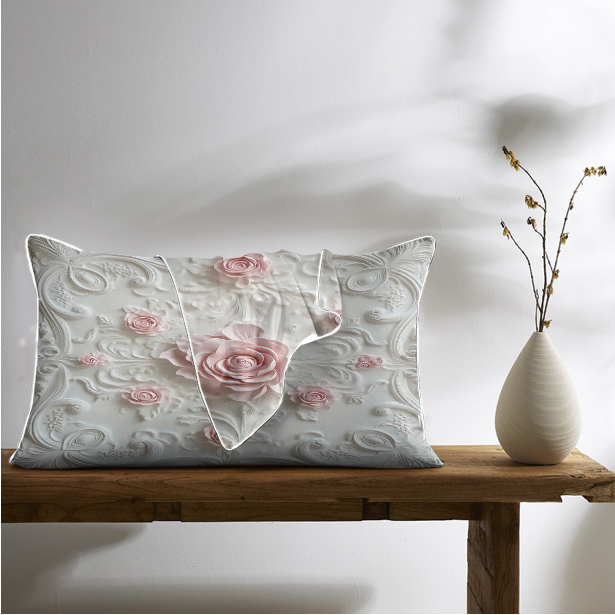 Soft Satin Pillowcases - Silky Smooth & Skin Friendly - 2pcs