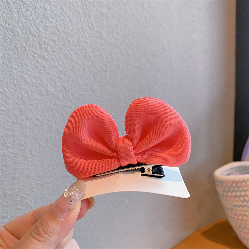 3D Ear Basic Big Bow Hair Clip