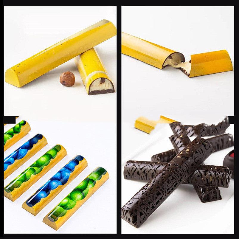 Plastic Candy Mold for Chocolate and Confectionery - Irregular Shape, 27.5x13.5cm
