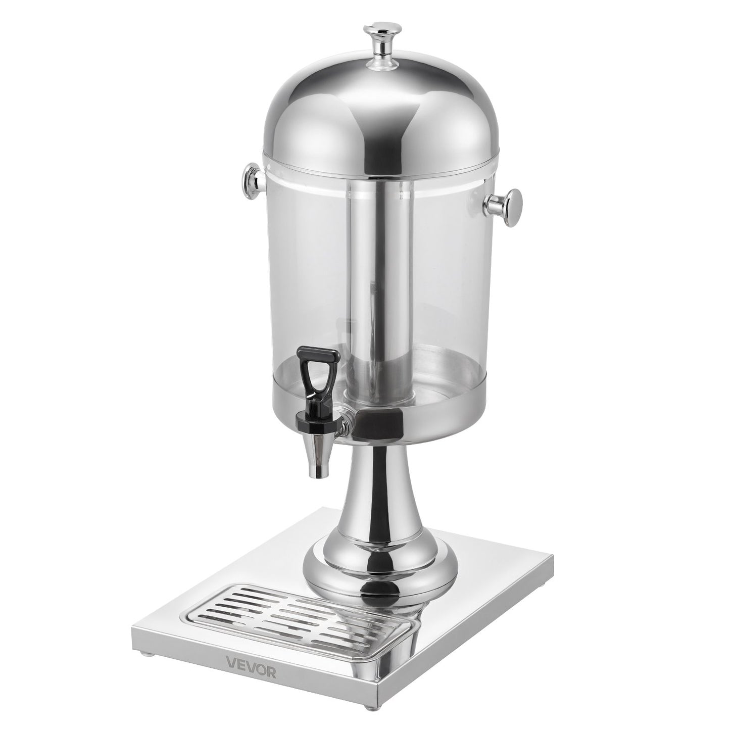 2.1 Gallon Beverage Dispenser with Spigot and Tray - Natural