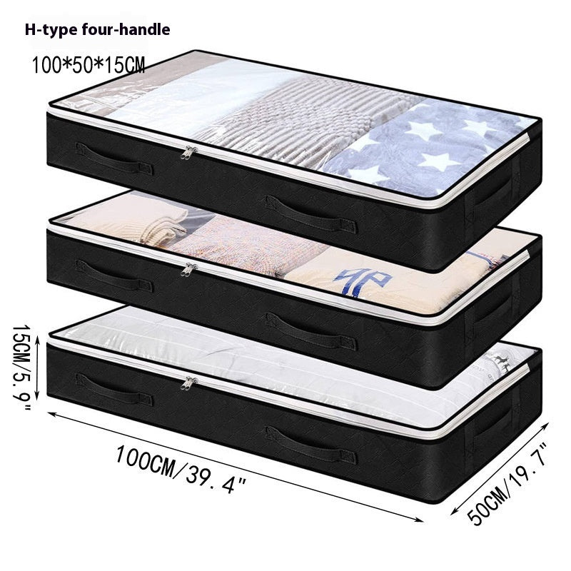 Foldable Large Capacity Moisture-Proof Clothes and Quilt Storage Bag