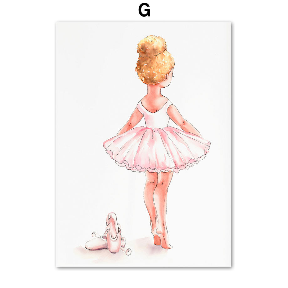Children's Room Art Canvas Posters - Kids Bedroom Wall Decor