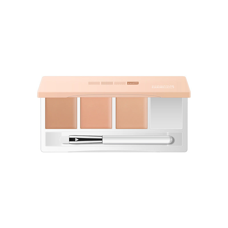 Tri-Color Concealer Palette for Dark Circles & Tear Troughs - Natural & Light Skin