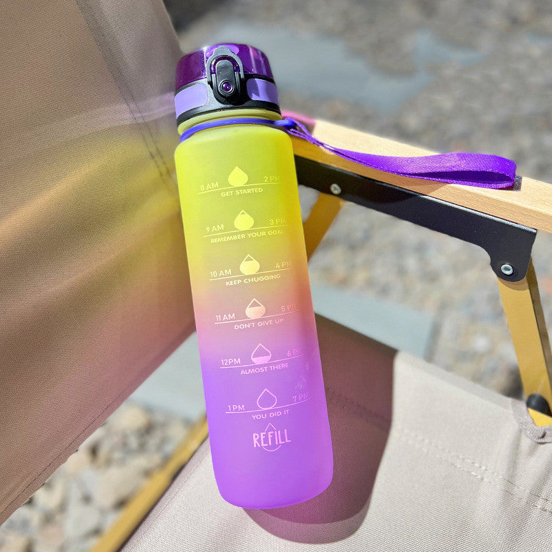 Portable Plastic Cup for Outdoor Sports and Camping - 28.5x7.5cm