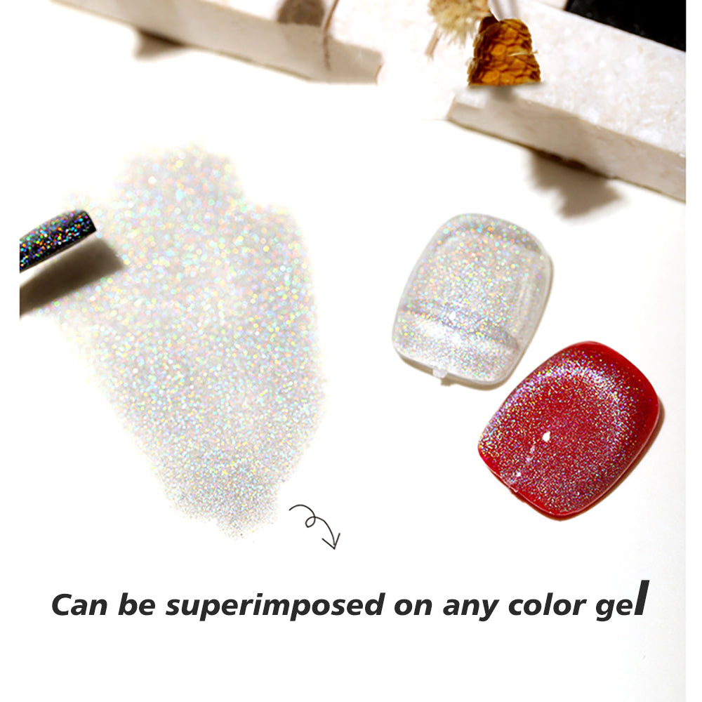 Cat Eye Nail Polish - Colorful Laser Shiny