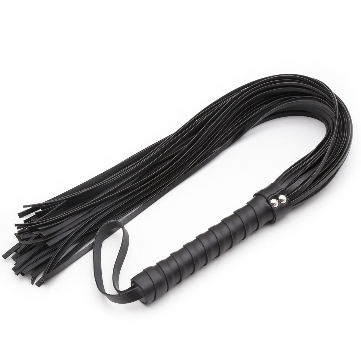 Heavy Leather Whip for Adult Wellness Multi-Color Props - 54cm