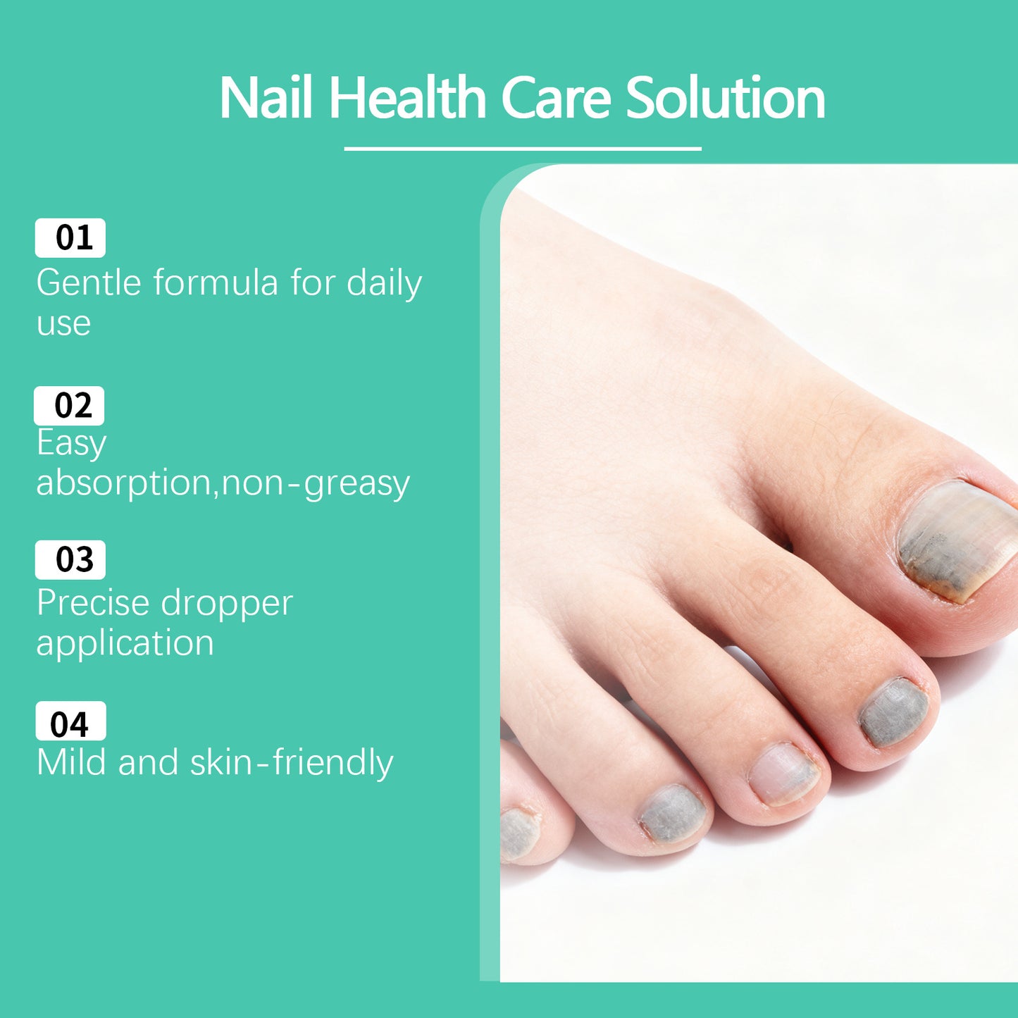 Nail Care Solution with Vitamin E & Oregano Extract - 30ml Nail Treatment