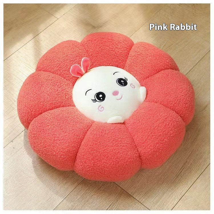 Cartoon Animal Cushion Plush Pillow for Office Bedroom Car Decor - 45x45cm