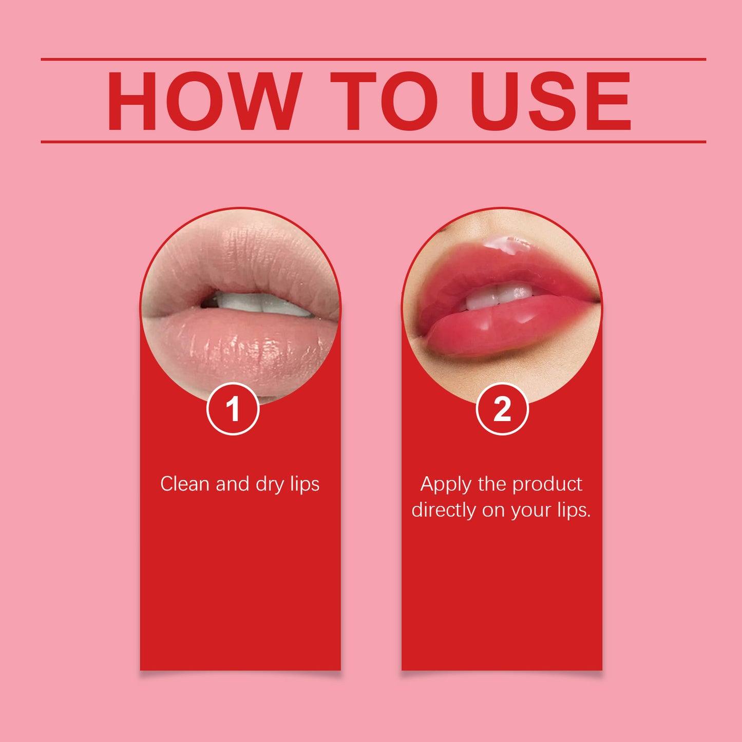 Pomegranate Lip Mask - Moisturizing Vitamin E Lip Treatment for Dry Lips