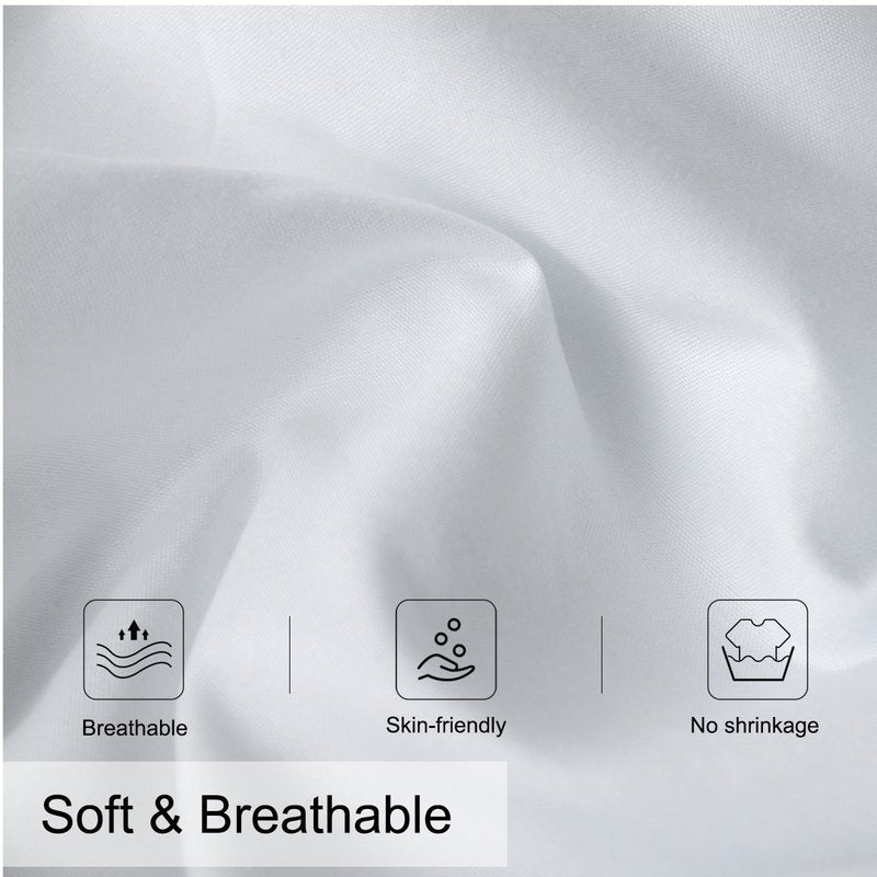 King Size Deep Pocket Fitted Bed Sheet Set Brown Simulated Leather Print