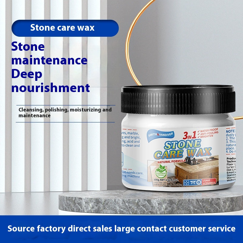 Marble Stone Maintenance Wax - 100g Marble Polishing & Care