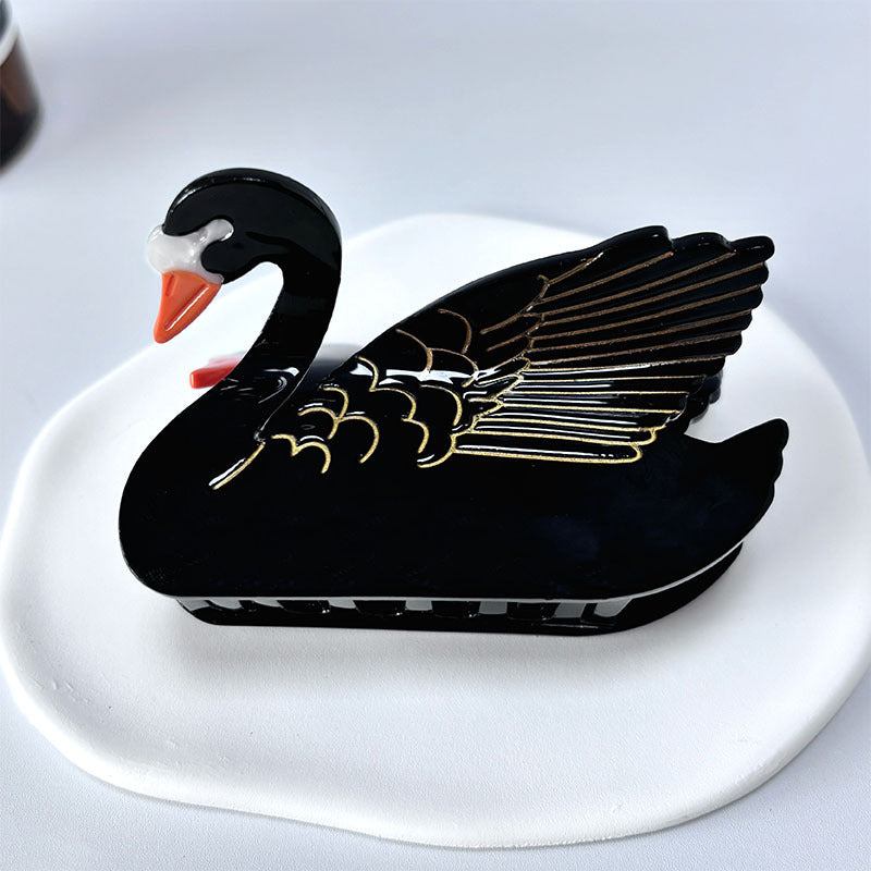 Animal Hairpin Set - Swan, Goldfish & Seahorse