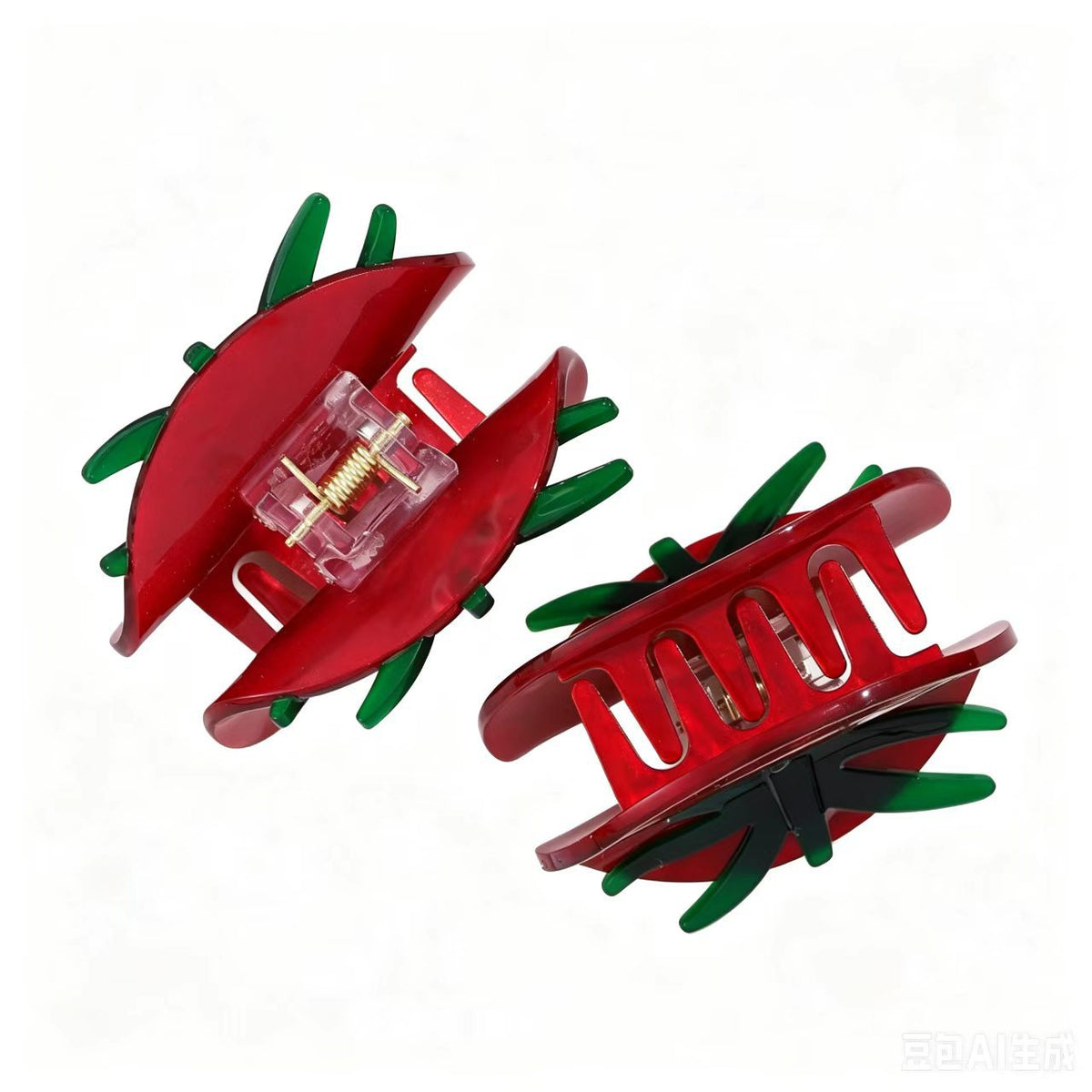 Tomato Claw Clip for Women - Acrylic Hair Clip
