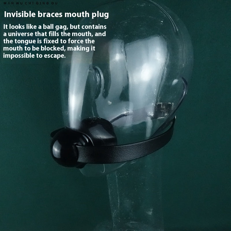 Portable Plastic Mouth Plug for Adult Wellness - Invisible & Reusable