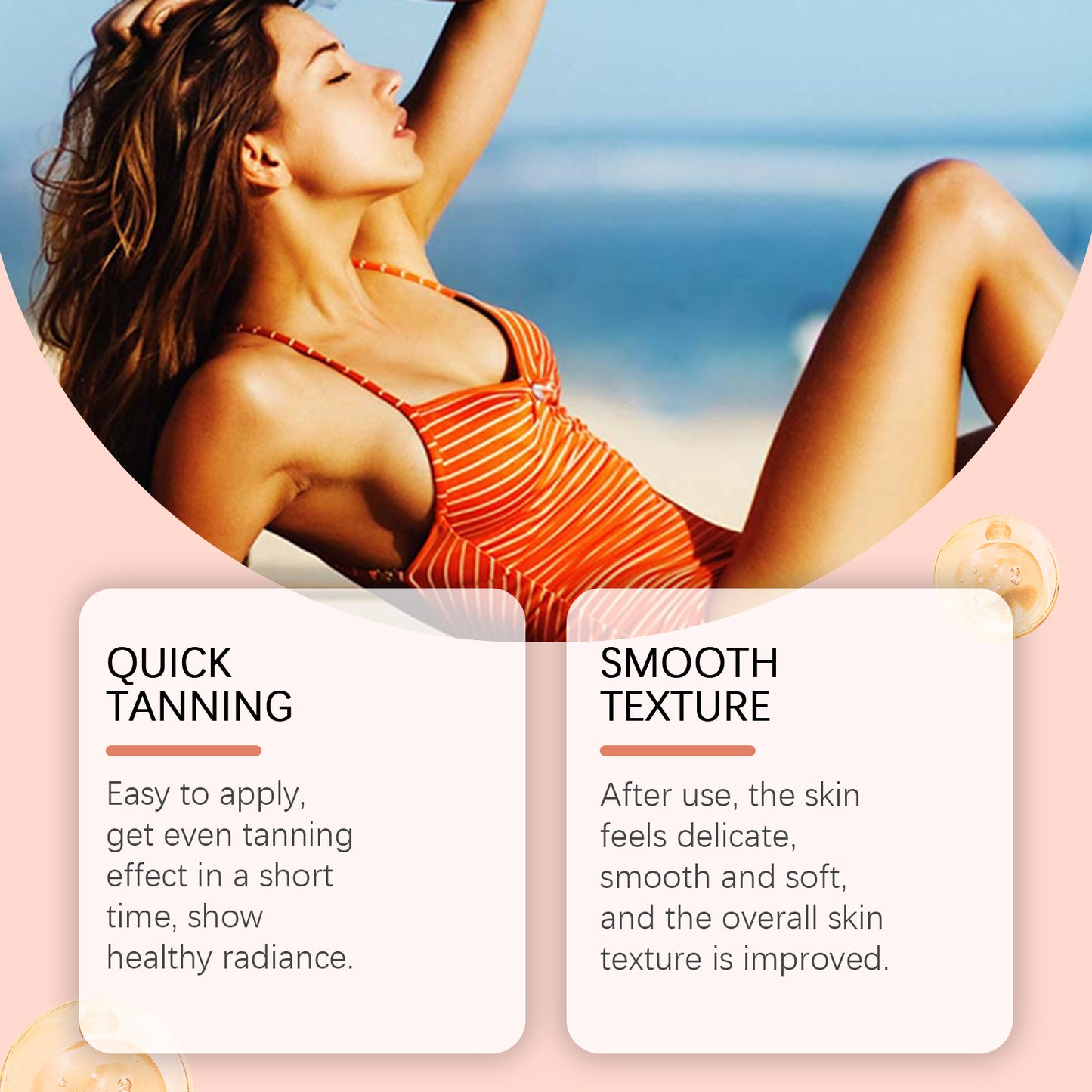 Hydrating Tanning Cream - Moisturizing Bronzing Lotion for Smooth Skin