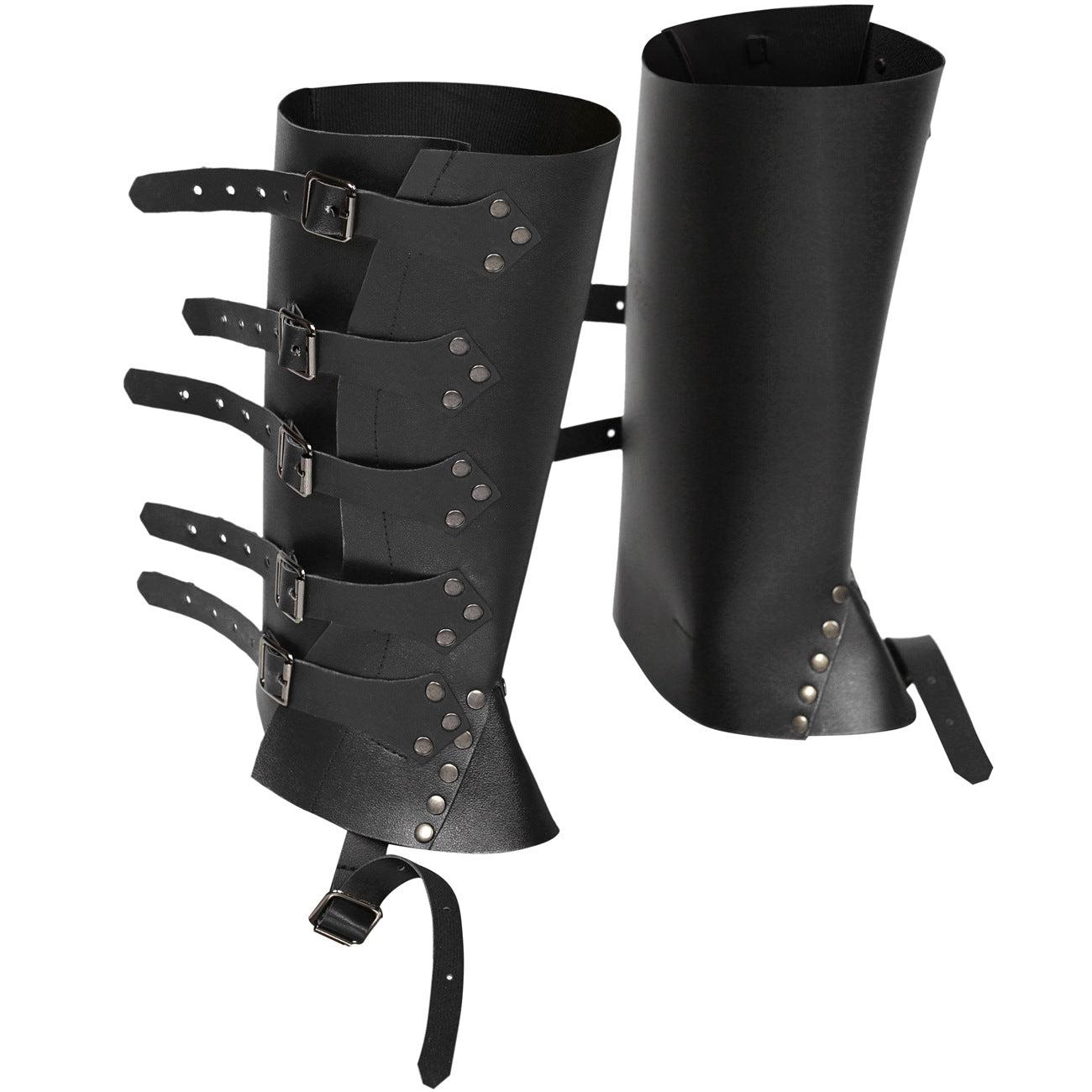 Medieval Knight PU Leather Shoe Covers for Fencing - Multiple Colors