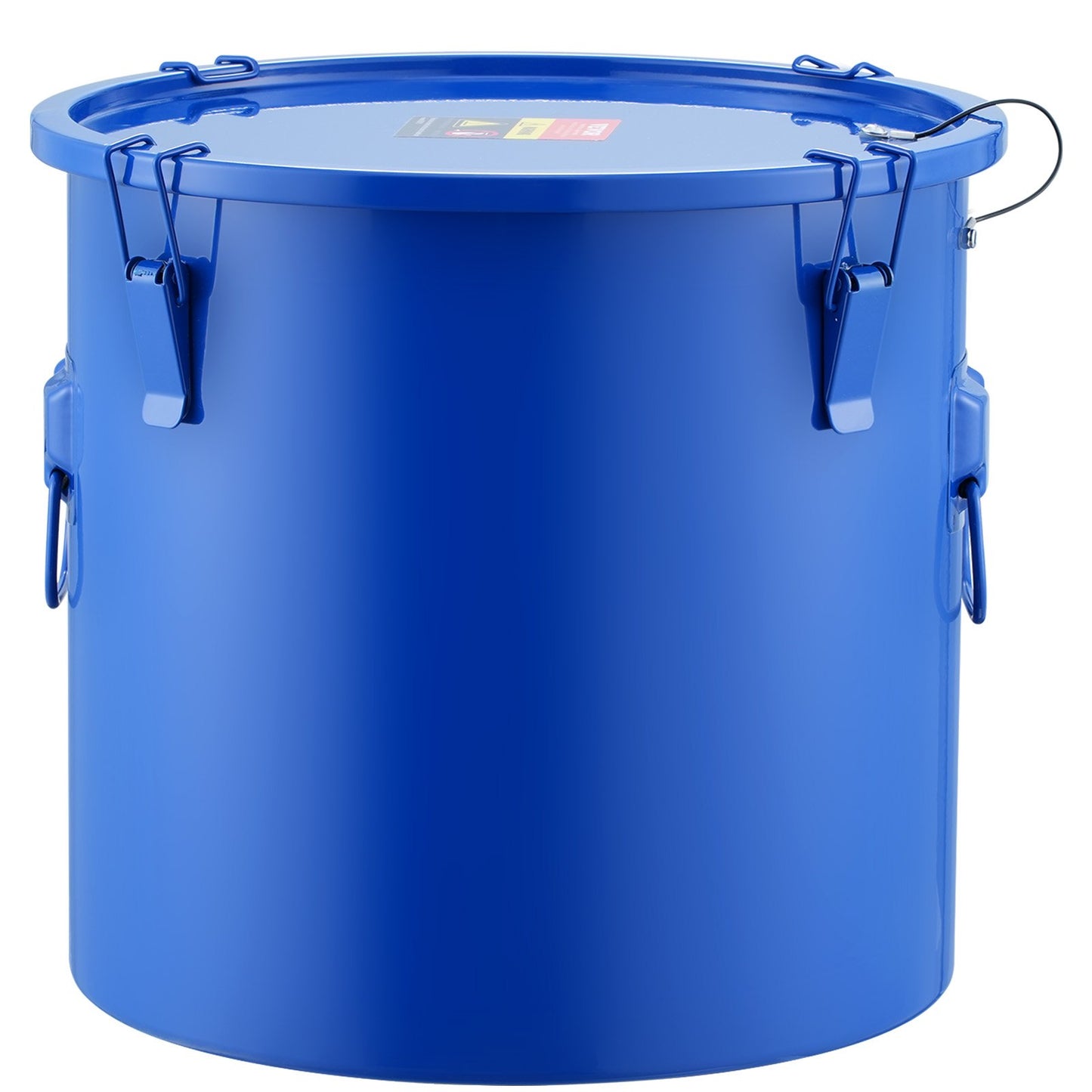10-Gallon Fryer Grease Bucket - Heavy-Duty Carbon Steel with Lid