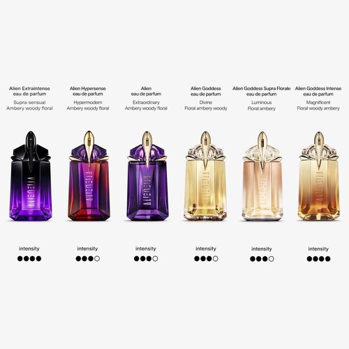 Mugler - Alien Hypersense - Eau de Parfum - Womens Perfume - Floral Woody Scent - Refillable - With Green Mandarin, Pear Accord, Jasmine, & Cashmere - 1.0 Fl Oz