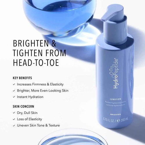 HydroPeptide LumiFirm Radiant Tightening Body Lotion, 6.76 Ounce
