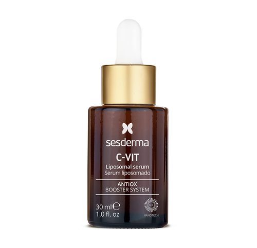 Sesderma C-VIT Radiance Serum with Vitamin C, Brightens, Hydrates & Fights Signs of Aging, Antioxidant Formula, 1.0 fl oz