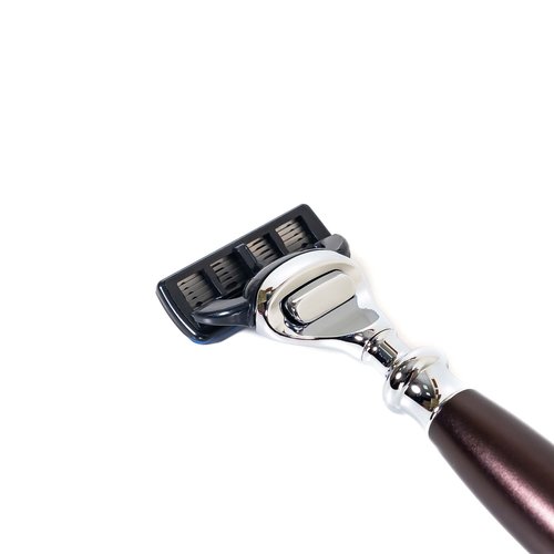 Monarch 4-Piece 5-Blade Razor Shaving Set Men's Safety Razor Grooming Gift Set with Alloy material handle Shaving for Gentleman,men gift set