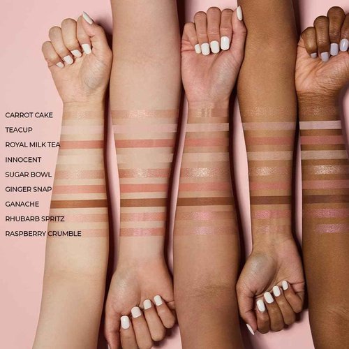 DEARDAHLIA Secret Garden Palette (Tea Party) - Long-Lasting, Blendable Eyeshadow. 9 Shades with Matte, Shimmer & Glitter Finishes. Vegan & Cruelty-Free