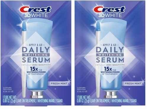 Crest Whitening Emulsions Leave-on Teeth Whitening Gel Pen Kit, 0.88 Oz (25 G) (Pack of 2)