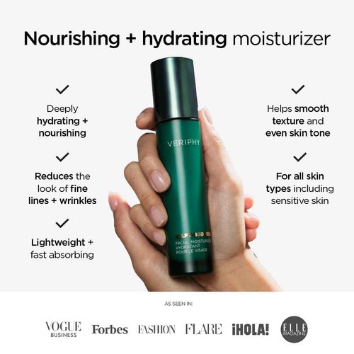 Veriphy Self Absorbed Facial Moisturizer for Dry Skin | Daily Facial Moisturizing Lotion | SuperHydrate & Fast-Absorbing Moisturizer