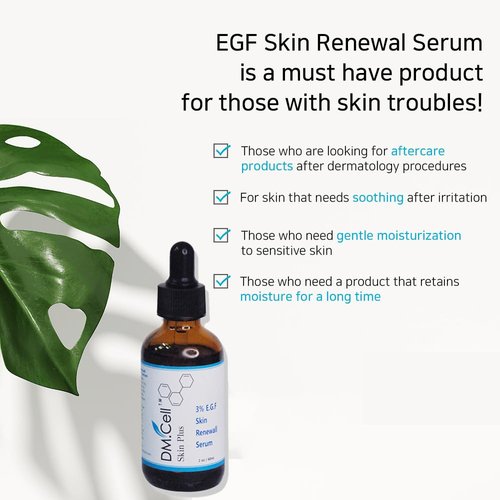 3% EGF Serum 60ml - Plant-based extract, EGF serum for face, Korean skincare, For all skin