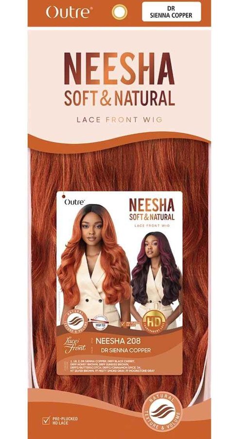 Outre Soft & Natural Synthetic Lace Front Wig - NEESHA 208 (FFMISSMOGR)