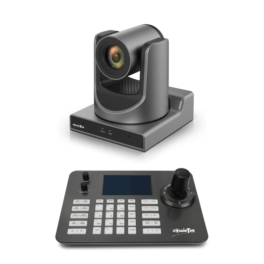 zowietek AI Tracking PTZ Camera 30X SDI HDMI USB Live Streaming PTZ Network Controller 5 Inch LCD Csreen H.264 H.265