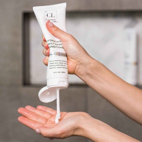 The Cleanest Lab Hair Mask Conditioner Dry Hair. Colored + Damaged + Bleach Hair Repair Treatment. Curly/Straight + Thin & Fine Hair Natural Strengthening. Moisturizing for Health & Volume 8 Fl. Oz.
