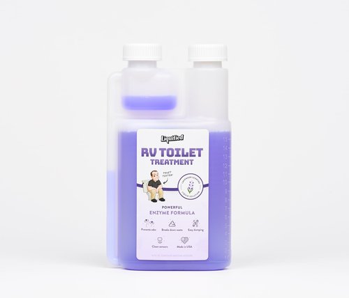 Liquified RV Toilet Treatment - Black Holding Tank Digester - Odor Eliminator - Lavender Scent - Matts RV Reviews (Lavender, 16oz)
