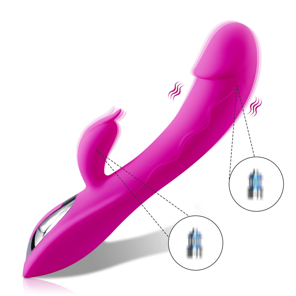G-Spot Vibration Female Massage Device - Manual Silicone Adult Wellness