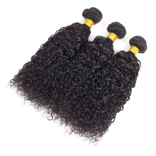 Curly Human Hair Bundles Natural Black Color 18 20 22 Inch Unprocessed Brazilian Virgin Hair Kinky Curly Bundles